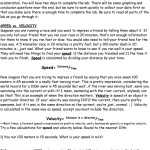 Determining Speed Velocity Worksheet | Education Template Pertaining To Determining Speed Velocity Worksheet