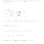 Dimensional Analysis Worksheet Answers – Dimensional Analysis Worksheet Within Dimensional Analysis Practice Worksheet