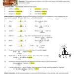 Dimensional Analysis Worksheet Key Throughout Prufrock Analysis Worksheet Answers
