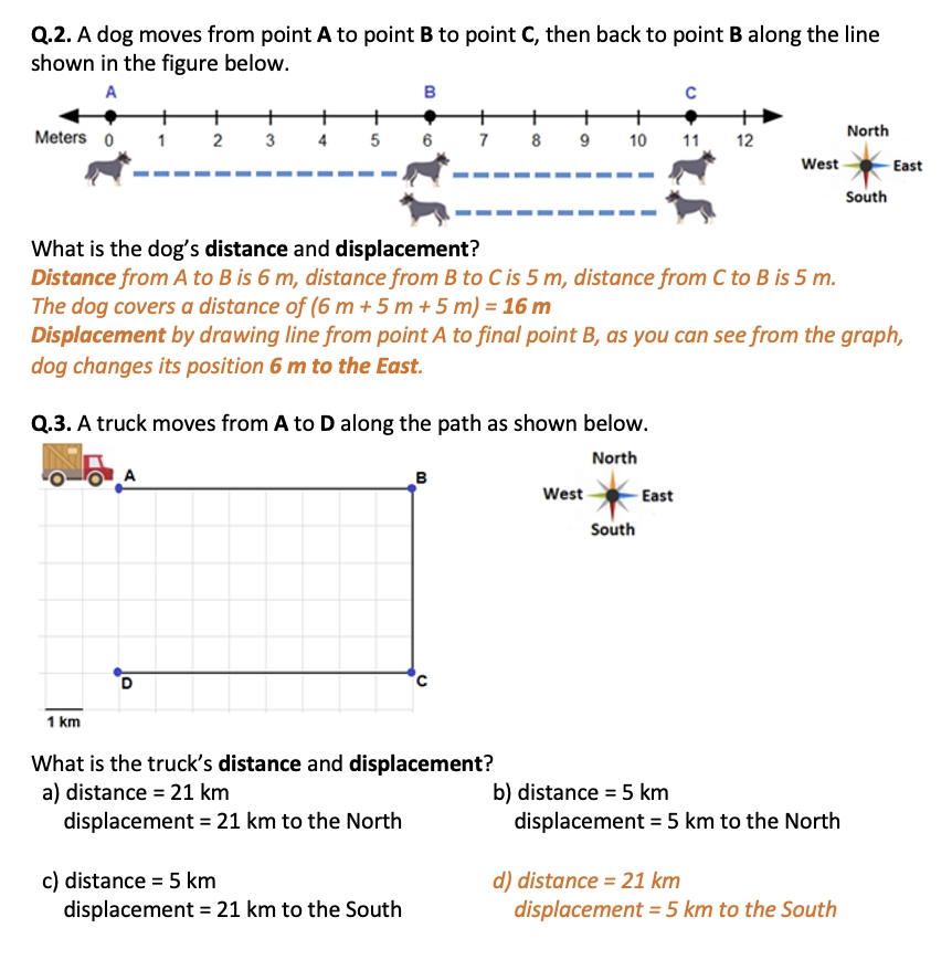 Distance, Displacement, Speed, And Velocity - Worksheet | Printable And inside Displacement And Velocity Worksheet