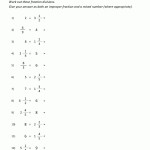 Dividing Fractions By Whole Numbers Worksheet intended for Dividing Fractions Worksheet Pdf
