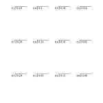 Dividing Hundredthsa Whole Number (A) | Printable Decimal Division Worksheets | Printable Worksheets Within Dividing Decimals Worksheet Pdf