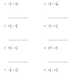 Dividing Mixed Numbers Worksheets Regarding Dividing Mixed Numbers Worksheet