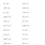 Division Of Decimal Numbers Worksheets – Dividing Decimals Worksheet Education Com – Sadie Schmidt With Dividing Decimals Worksheet Pdf
