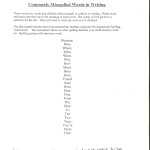 Download File Pdf Commonly Misspelled Words Worksheet ? – Vcon.duhs.edu.pk Pertaining To Commonly Misspelled Words Worksheet