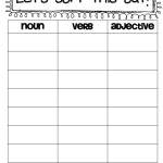 Dragons &amp; Dinosaurs: Noun, Verb, Adjective Sorting!! regarding Noun Verb Adjective Worksheet