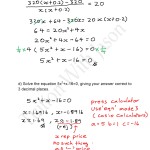 E Math – Quadratic Equations  Word Problems (3) | Singapore Additional Within Quadratic Word Problems Worksheet