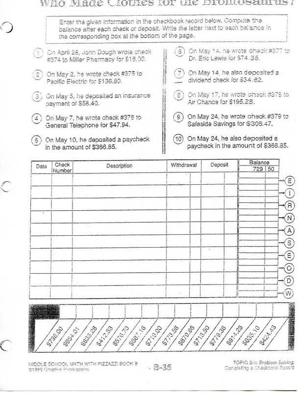 √ 20 Balancing A Checkbook Worksheet | Simple Template Design Intended For Balancing A Checkbook Worksheet