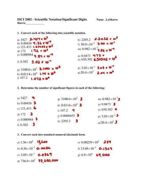 √ 20 Scientific Notation Worksheet Answers | Simple Template Design within Scientific Notation Worksheet With Answers