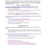 Ecological Footprint Worksheet Answers — Db Excel Inside Human Footprint Worksheet Answers