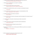 Ecological Succession Worksheet Answer Key — Db Excel Within Ecological Succession Worksheet Answer Key