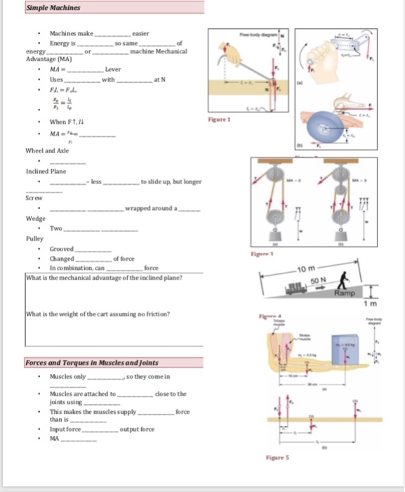️Mechanical Advantage Worksheet Free Download| Goodimg.co in Incredible Human Machine Worksheet