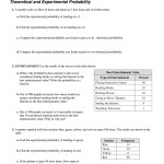 ️Probability 9.2 Worksheet Answers Free Download| Goodimg.co Throughout Theoretical And Experimental Probability Worksheet