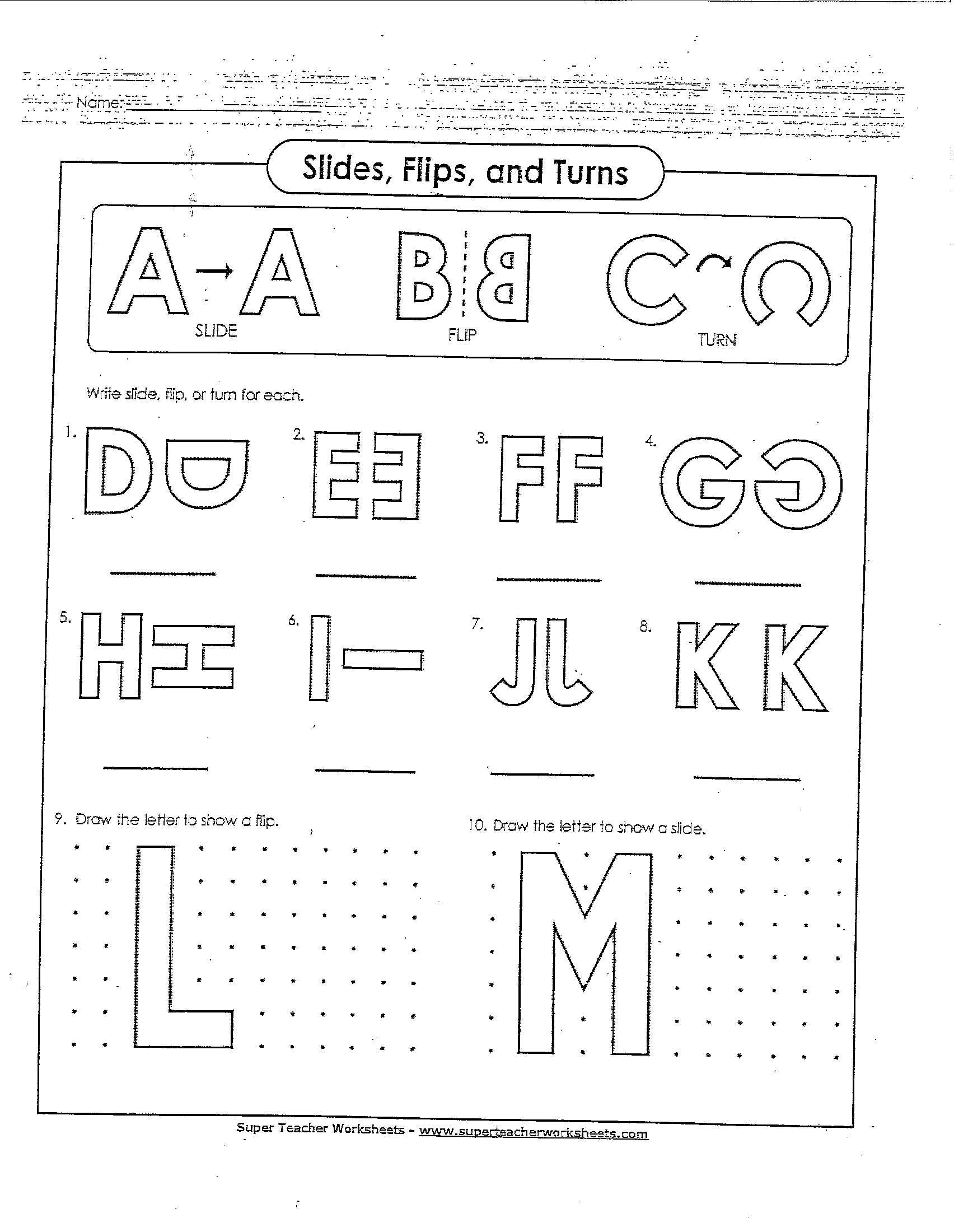 ️Transformation Reflection Rotation Worksheets Free Download| Gmbar.co pertaining to Translations Reflections And Rotations Worksheet