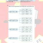 Ejercicio Interactivo De Factorizacion De Trinomio De La Forma Ax2+Bx+C Inside Factoring Ax2 Bx C Worksheet