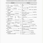 El Verbo Estar Worksheet Answer Key Throughout El Verbo Ser Worksheet Answers