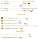 El Verbo Gustar Y Los Artículos Worksheet Regarding Verbs Like Gustar Worksheet
