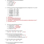 Electron Configuration Practice Worksheet Answer Key Regarding Electron Configuration Worksheet Answer Key