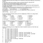 Electron Configuration Practice Worksheet | Education Template pertaining to Electron Configuration Practice Worksheet