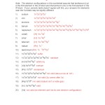 Electron Configuration Worksheet Answer Key : Electron Configuration Practice Worksheet Answer Throughout Electron Configuration Practice Worksheet