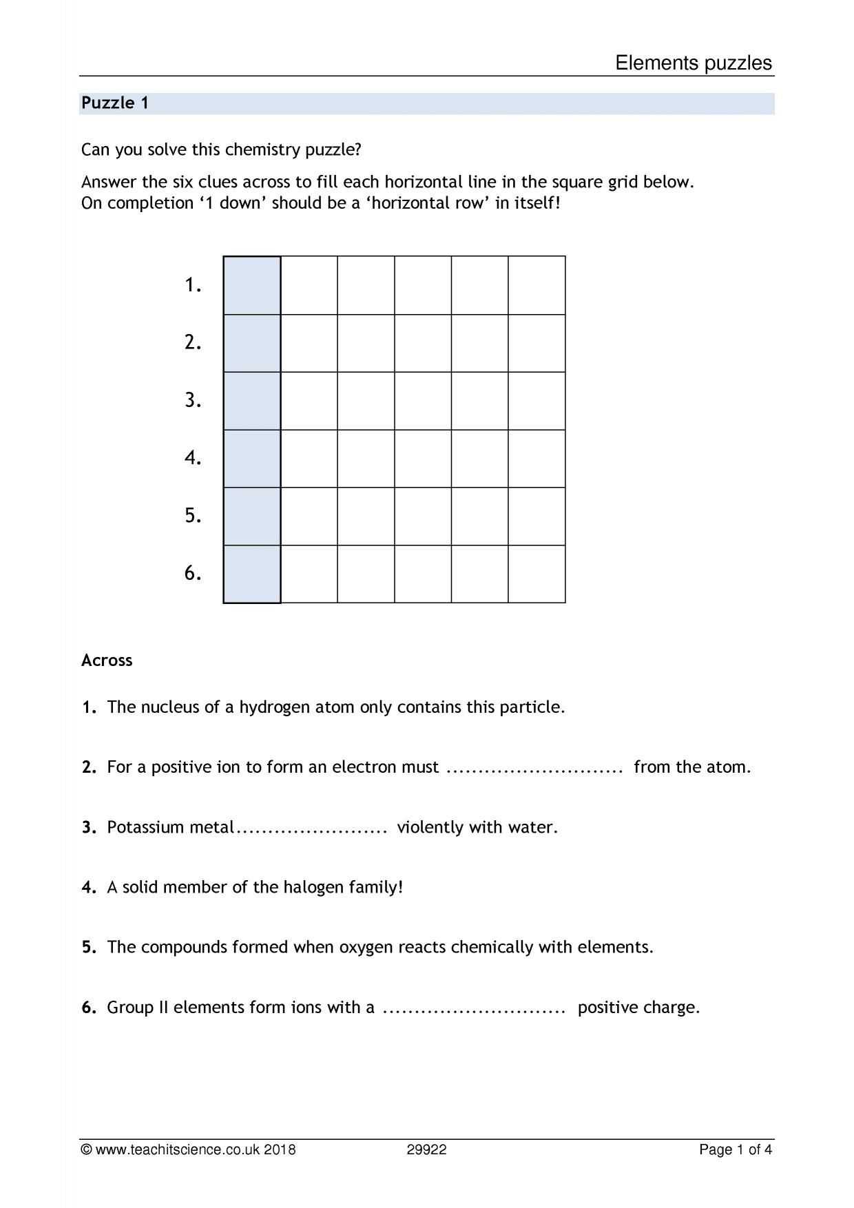 Element Compound Mixture Worksheet throughout Element Compound Mixture Worksheet