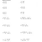 Elimination Method Worksheet With Answers For Literal Equations Worksheet Algebra 1