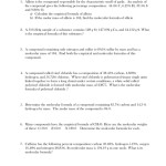 Empirical And Molecular Formula Worksheet within Empirical And Molecular Formulas Worksheet