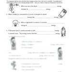 Energy Transformation Worksheet Answer Key — Db Excel Pertaining To Energy Transformation Worksheet Pdf