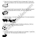 English Worksheets: 2 Step Word Problems Throughout Two Step Word Problems Worksheet