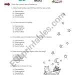 English Worksheets: Four Kinds Of Sentences Throughout Four Types Of Sentences Worksheet