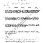 English Worksheets: Types Of Conflict Regarding Types Of Conflict Worksheet