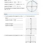 Equations Of Circles Worksheet | Worksheet For Education In Equations Of Circles Worksheet