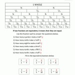 Equivalent Fractions Worksheet inside Equivalent Fractions Worksheet Pdf