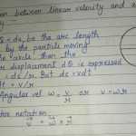 [Expert Verified] Derive Relation Between Linear Velocity And Angular For Angular And Linear Velocity Worksheet
