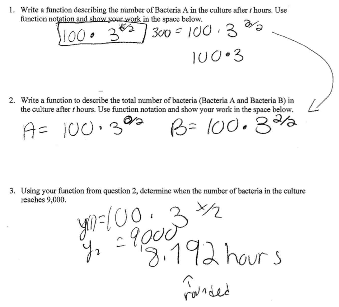 Exponential Growth And Decay Worksheet | Education Template With Regard To Exponential Growth And Decay Worksheet