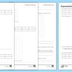 Exponential Growth And Decay Worksheet (Teacher Made) Inside Exponential Growth And Decay Worksheet