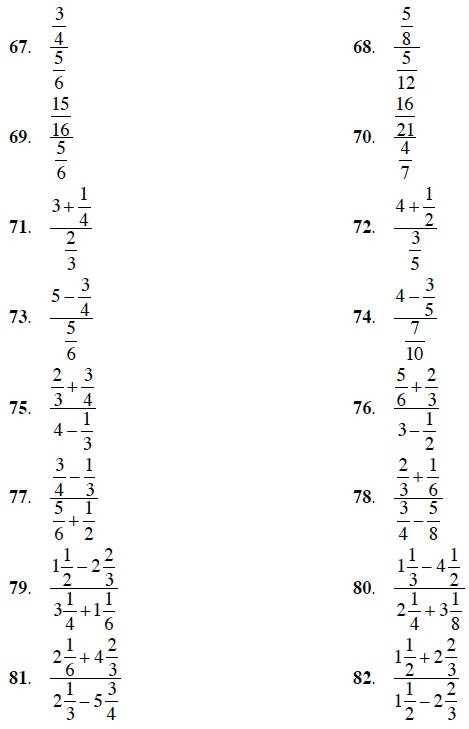 Exponents And Order Of Operations;Complex Fractions In Simplifying Complex Numbers Worksheet