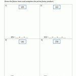 Factor Tree Worksheets Page Intended For Prime Factorization Tree Worksheet