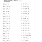 Factoring Ax2 Bx C Worksheet Answer Key – Fill Online, Printable For Factoring Trinomials Worksheet Answer Key