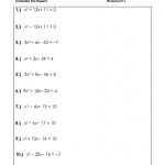 Factoring Difference Of Squares Worksheet Together With Solve Quadratic Equations By Peting The intended for Factoring Difference Of Squares Worksheet