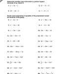 Factoring Perfect Squares Worksheets – Worksheets Key Throughout Factoring Difference Of Squares Worksheet