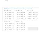 Factoring Practice Worksheet Answers Inside Factoring Practice Worksheet Answers