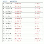 Factoring Quadratic Equations Throughout Factoring Quadratic Equations Worksheet