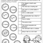 Figurative Language Worksheets And Posters Within Figurative Language Review Worksheet