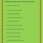 Figures Of Speech Activity for Figures Of Speech Worksheet