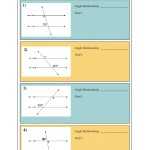 Find The Measure Of An Angle – Parallel Lines Worksheet Regarding Angles And Parallel Lines Worksheet