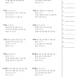 Finding Distributive Property Of Multiplication Worksheet Printable Pdf Within Using The Distributive Property Worksheet