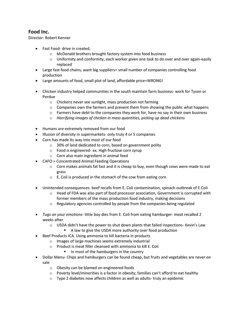 Food Inc Movie Worksheet Answers with Food Inc Movie Worksheet