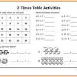 Free! – 2 Times Table Worksheet And Activity – Math Resource – Twinkl Within 2 Times Table Worksheet