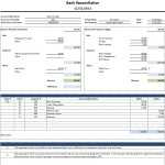 Free Excel Bank Reconciliation Template Download In Reconciling A Bank Statement Worksheet